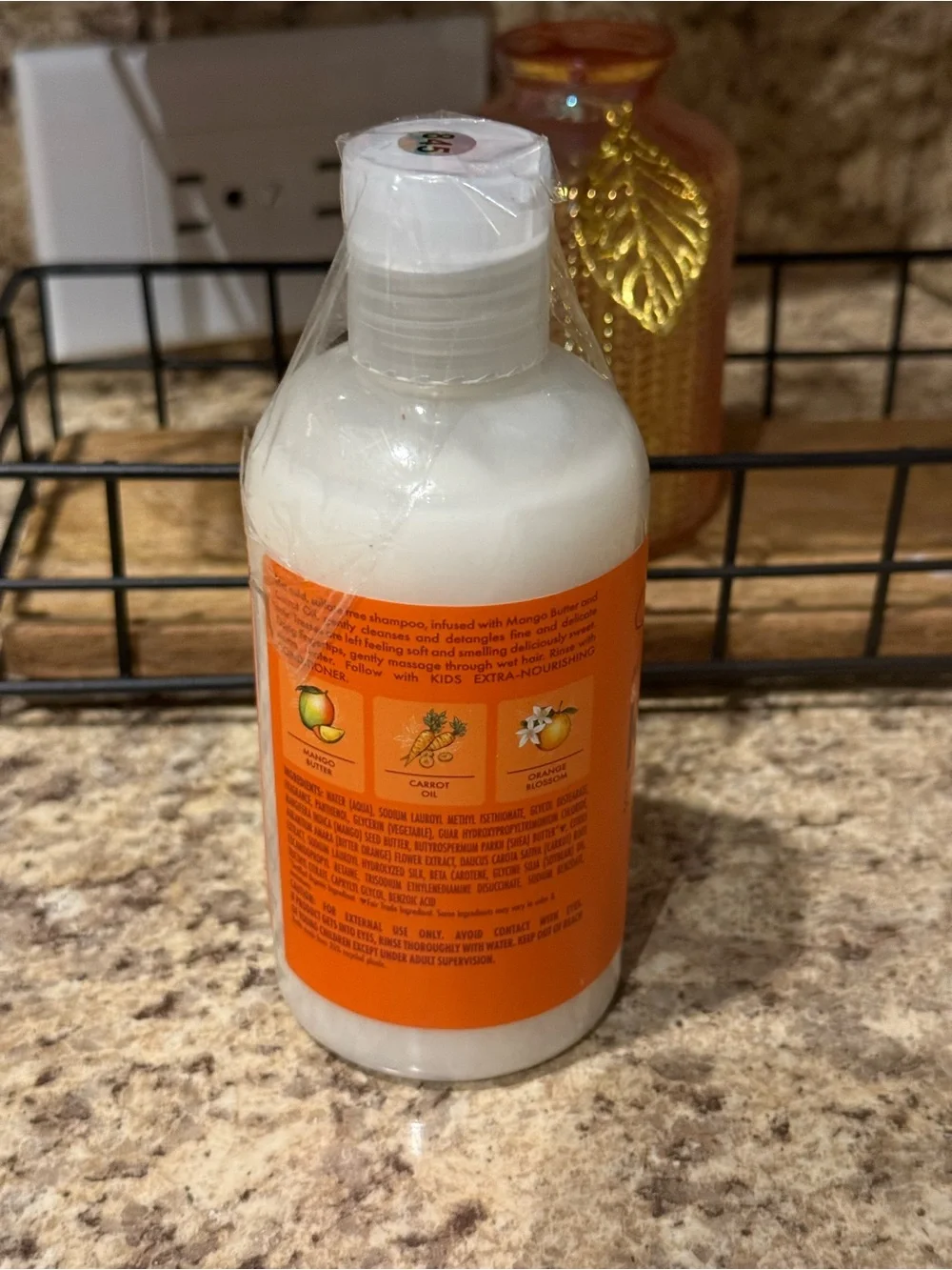 Shea Moisture Moisturizing Kids Shampoo Mango Carrot Shea Butter 8 oz